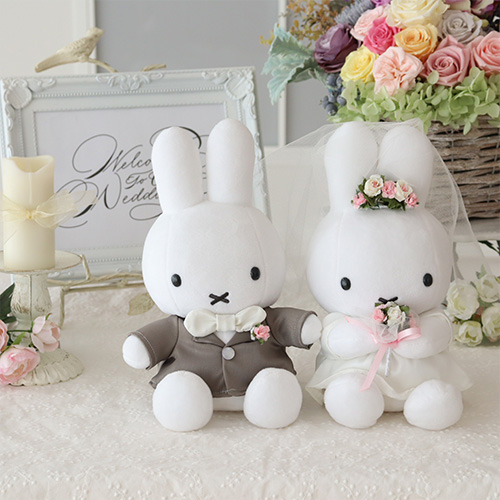 【結婚式 電報 ギフト】ミッフィーウェディングドール