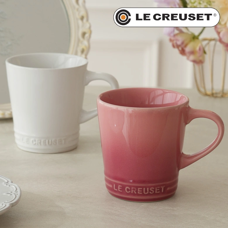 【電報　結婚式】名入れ ル・クルーゼペアマグカップ