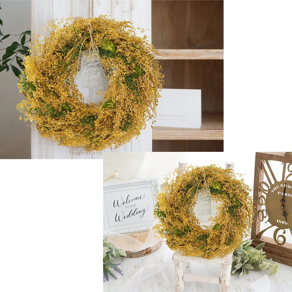 電報 結婚式】エターナルナチュラルリース -Mimoza-