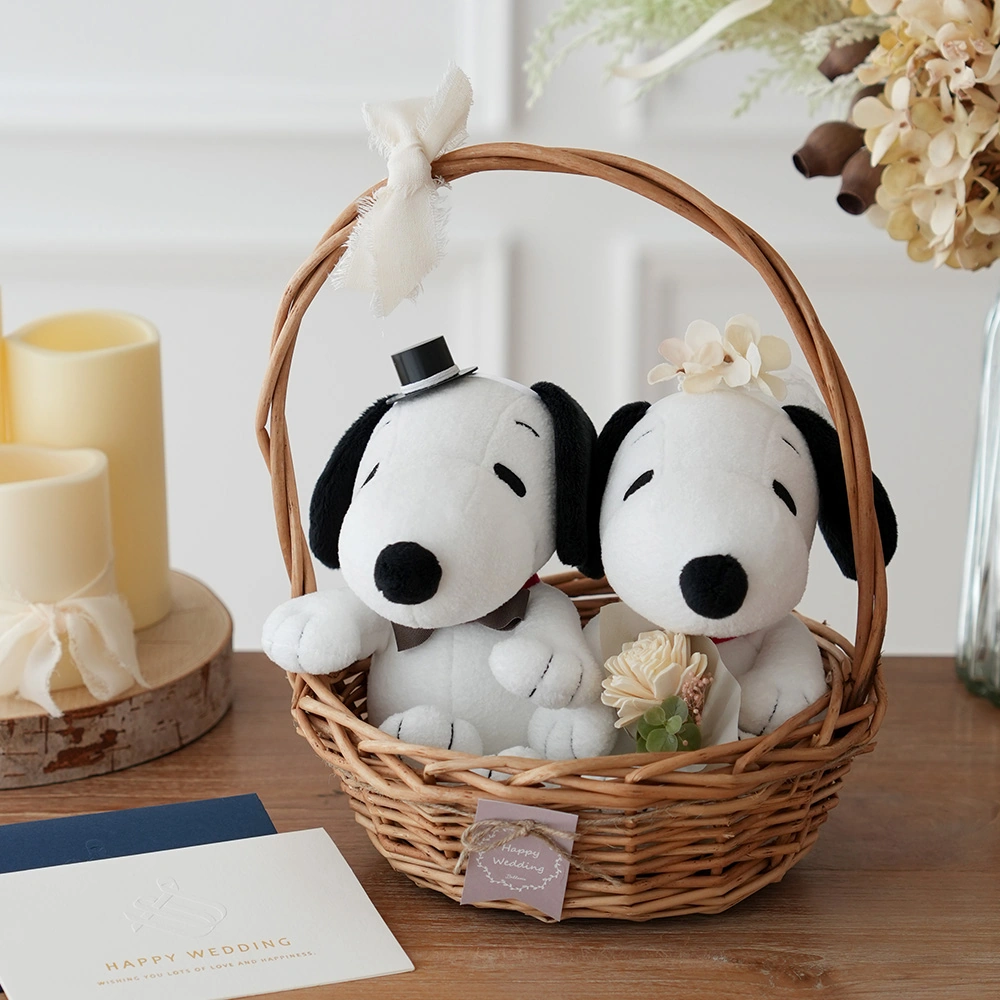 スヌーピーウェディングバスケット
