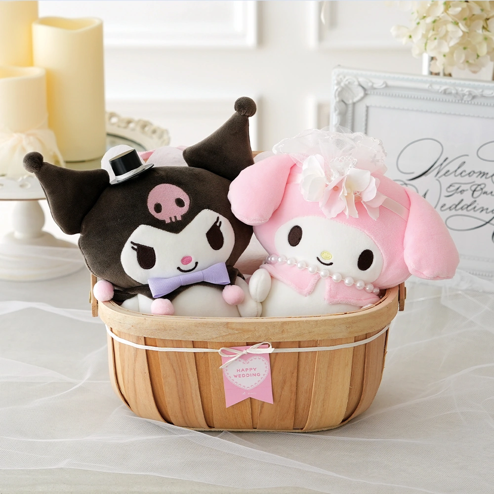 マイメロディ ぬいぐるみ ウェディング　レースデザイン 激レア】マイメロディ ぬいぐるみ DX レースデザイン