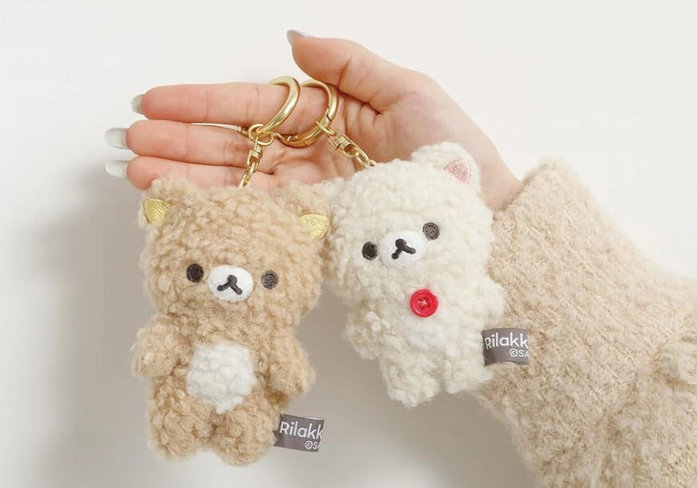 もこもこぶらさげぬいぐるみ